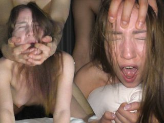 Petite College Cutie in Wild Rough Sex - Intense Pleasure!