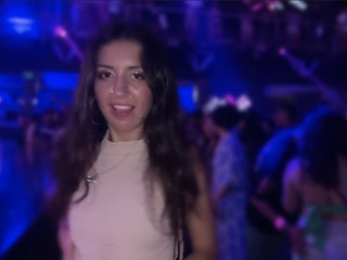 Wild Nightclub Adventure: Horny Brunette Gets Naughty in the Toilet